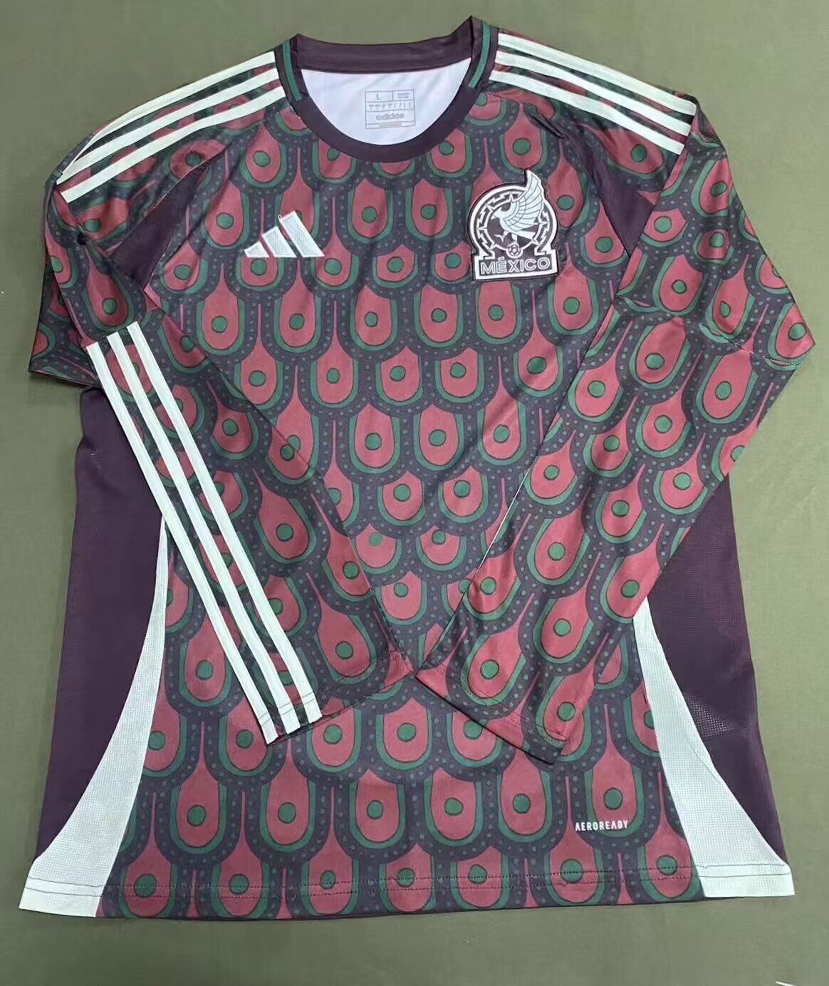 AAA Quality Mexico 2024 Home Long Soccer Jersey
